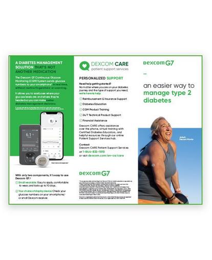 Dexcom G7 for type 2 diabetes Brochure in english